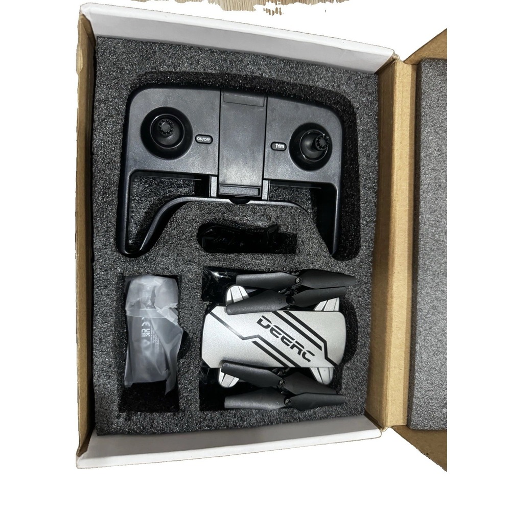 DEERC D20 Foldable Mini Quadcopter Drone Silver HD Camera 360° Flip - Picture 3 of 7